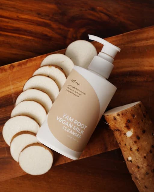 ISNTREE Yam Root Vegan Milk Cleanser veido prausiklis